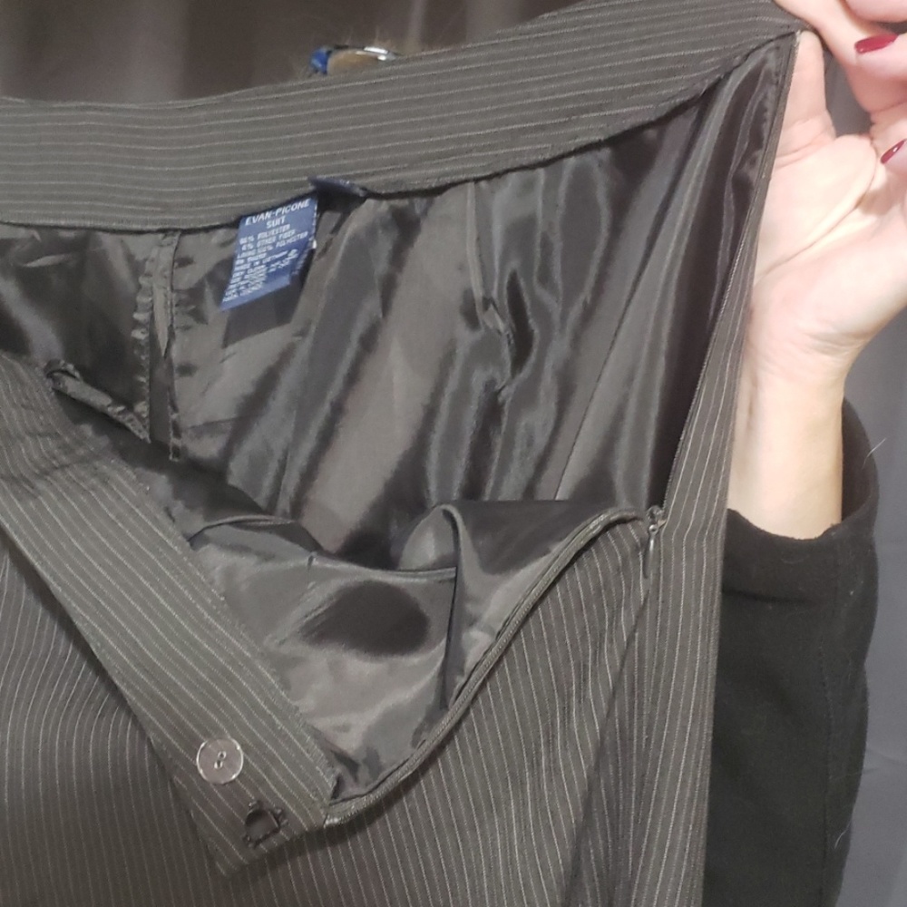 EVAN-PICONE FALL SUIT brown stripped - Picture 5 of 5